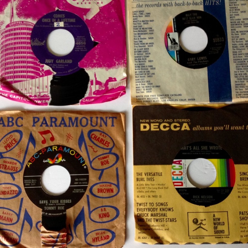Four 45s